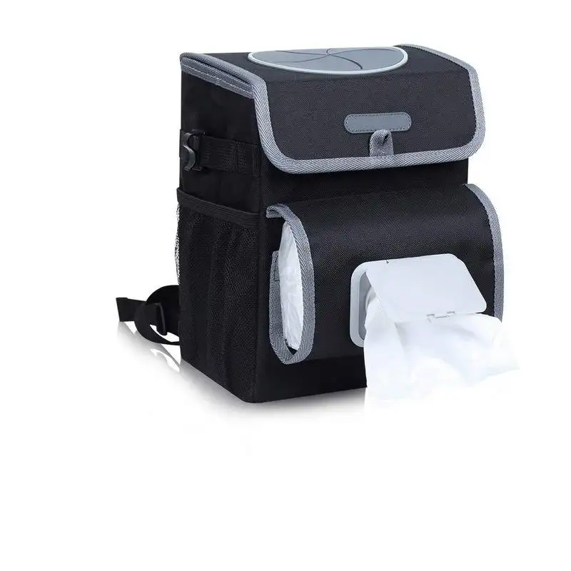 Car Garbage Bag With Tissue Support (1)