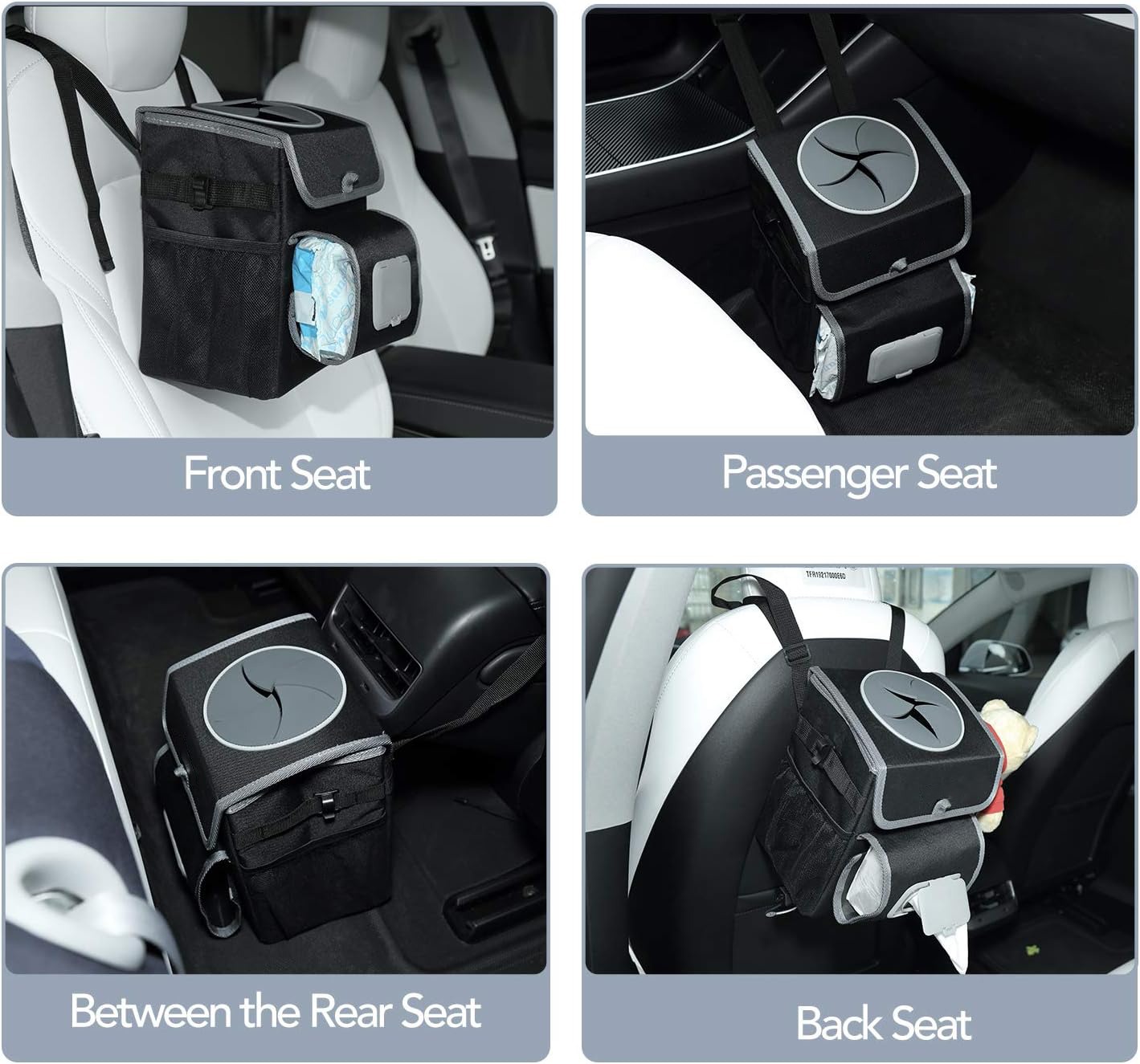 Car Garbage Bag With Tissue Support (1)